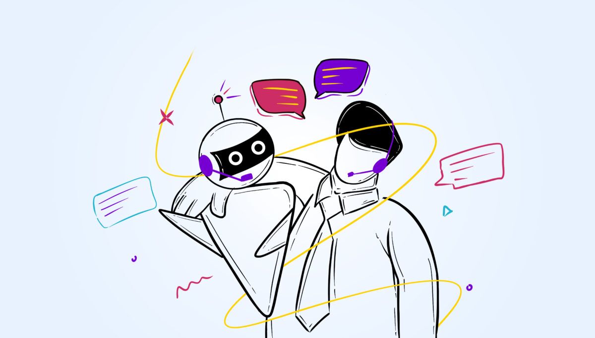 Human and chatbot can optimize your customer support