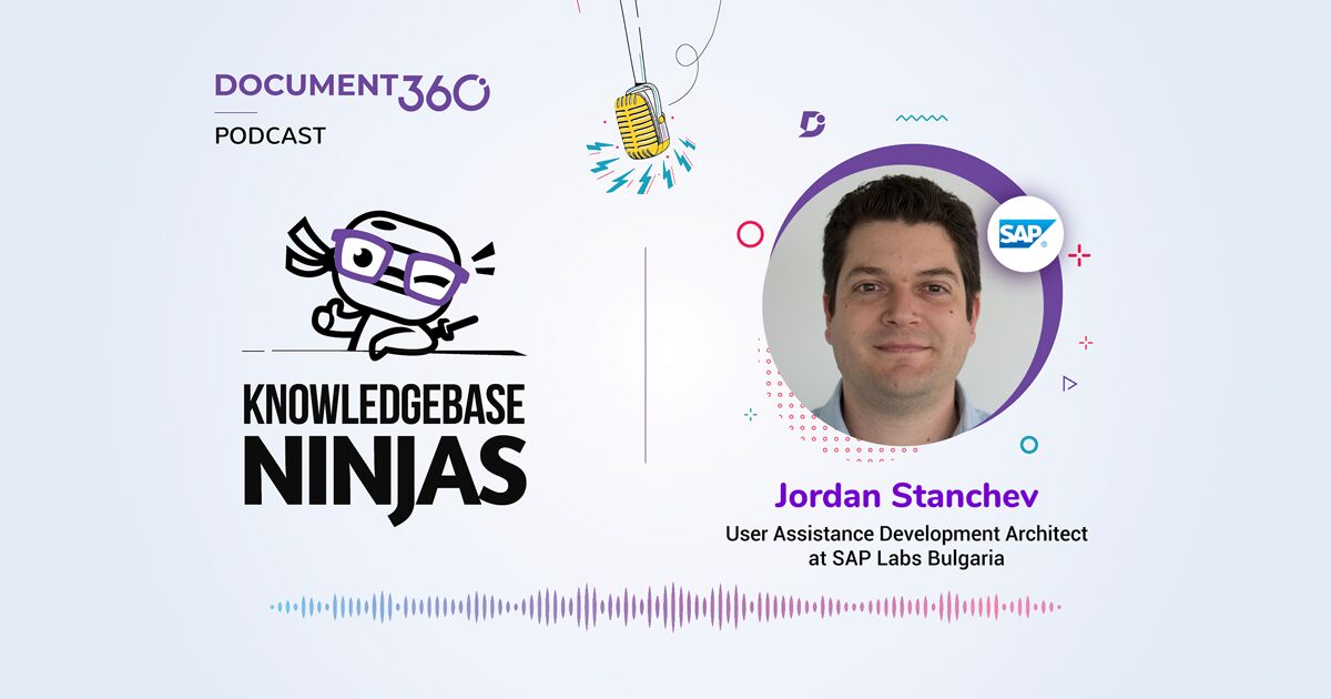Career Trajectories For Technical Writer's with Jordan Stanchev of SAP Labs